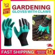 GARDENING GLOVE CLAWS FINGER RIGHT HAND PLANTING DIG SOIL EASY SAFETY WORK PROTECTIVE FINGERTIPS