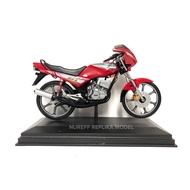 rxz replika miniature model merah sisik