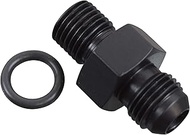 ICT Billet Transmission Adapter Fitting -6AN Flare Black 6 AN TH400 TH350 4l60E 4l80E 700r4 LS1 LM7 