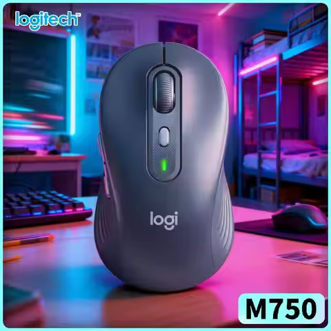 Logitech M750 Wireless Office Mouse, Silent Click, Ergonomic Profile, Perfect for Long Sessions M650