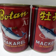 Sarden sardencis Botan A1 mackerel kaleng besar