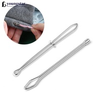 YOUNGSTAR 2Pcs Metal Elastic Band Threading Garment Clips Sewing DIY Tools Elastic Band Tape Punch C