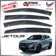 [BIG 11CM WIDTH] Jetour VT9 2025 Original AG Rain Sun Wind Deflector Door Visor Air Press Car Access