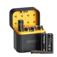 imuto 1.5V AA Rechargeable Li-ion Battery 3000mWh Long-Lasting 8 x AA for Microphones & Cameras