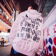 M-7XL men hoodie Men's Clothing Chaopai Street hip hop Chinese style fattening large size man's larg