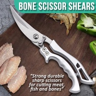 [ 26CM ] Multipurpose Kitchen Shears Chicken Bone Scissors Pisau Lawi Ayam
