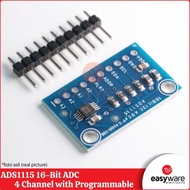 ADS1115 16 BIT I2C ADC 4 CHANNEL ANALOG TO DIGITAL MODULE easywa53 Good Quality