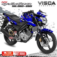 Stiker Striping Vixion New NVL 2013 - 2015 Full Body Variasi Tech 3