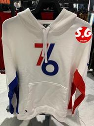 S.G Nike NBA Hoodie 男 費城 76人 籃球 運動休閒 連帽T恤 白 AJ2876-100