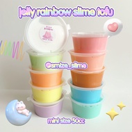 Jelly Rainbow Slime Tofu 50 cc colorful tofu slime