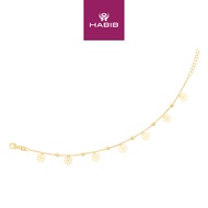 HABIB 585/14K Yellow Gold Bracelet AT-21-B0134