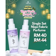 RAYA SALE NIQA HQ- NIQA FABRIC PERFUME - SINGLE SET ATHENA BLOOM & ENCHANTED BLISS
