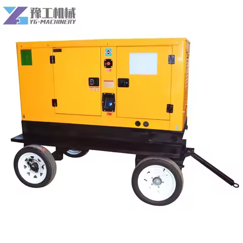 YG Industrial Generator with Trailer Soundproof 20kw 30kva 40 Kva 50kva 100kva 200kva Mobile Trailer