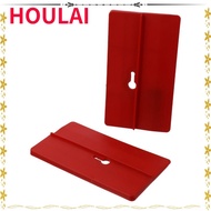 HOULAI Ceiling Auxiliary Board, 15×8.5cm PVC Auxiliary Board, Drywall Fitting Tool Modern Rectangle Red Plasterboard Fixture Gypsum Board