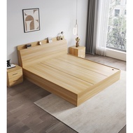 Tatami Bed Frame High Box Storage 1.5M Modern Simple King/ Queen Bed Super Single Bed 1.2M Single Bed Bedroom
