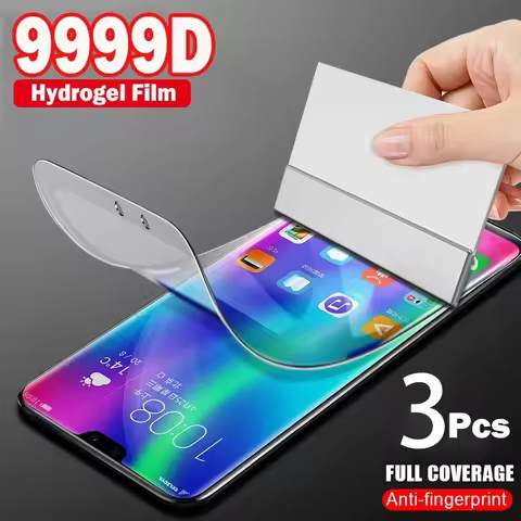 3PCS Hydrogel Film For Huawei Y6S Y7S Y8S Y9S Y8P Y7P Y6P Y5P Y5 Lite Y9 Y7 Y6 Prime 2018 2019 Scree