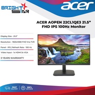 ACER AOPEN 22CL1QE3 Monitor (21.5"/IPS/FHD/100Hz/1x HDMI/3x VGA)