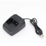 For New Baofeng 888S Walkie Talkie USB Charger Portable Li-ion Battery USB Cable Input 5V 1A For 666
