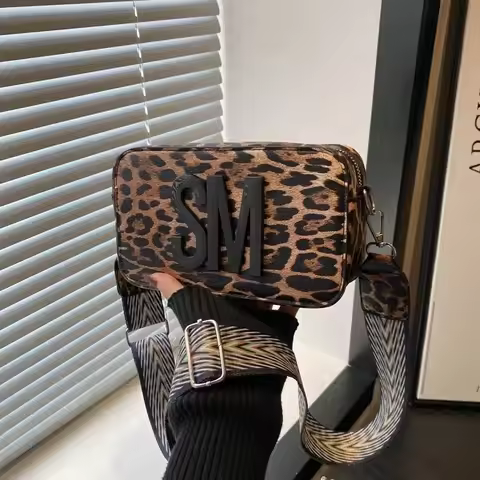 2026 Steve Madden Trendy Foreign Trade Women's Small Bag Candy Color Wide Shoulder Strap Camera Bag 