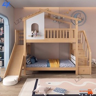 Kids Bunk Bed with Pull Out Storage Bed|Kids Bunk Bed LX
