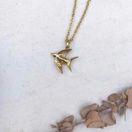 小森箖系列-幸福-燕子黃銅項鍊