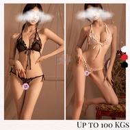 SEXY Lace Lingerie Set [ G String / PLUS SIZE OK ] Baju Dalam Wanita Seksi Lingerie Nightwear Seluar