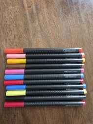 Faber-Castell Grip Finepen 0.4 針筆彩色筆一套11支