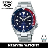 Seiko 5 Sports Superman SRPD53K1 Automatic 100M Blue &amp; Red Bezel Stainless Steel Bracelet Gents Watch (Seiko Pepsi)