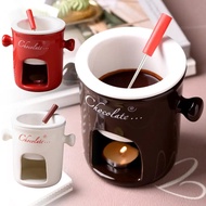 Fondue Mug Ceramic Chocolate Melting Fondue Pot Chocolate Fondue Mugs Snack Candy Chocolate Melter P