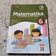 Original Book Of Mathematics Grade 6th GASING Publisher Elementary School