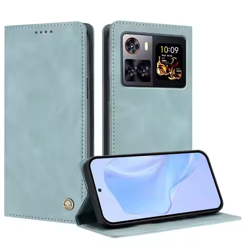 Flip Phone Case For Cubot X100 Cubot P90 Cubot A30 Cubot A40 Cubot Note 60 Card Slot RFID Blocking D