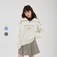 50% Fifty Percent|Towel Embroidered Half-Open Lapel Knit Top|02562521001