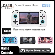 G28 Retro Handheld Video Game Console Linux Game Player 4.3 Inch HD Screen 128G Supports 20+ Emulato