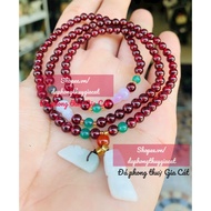 Dark Pomegranate Ganet Bracelet in size 4mm, super beautifully wrapped and comes with a premium box