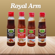 Royal Arm Sauce / Sriracha Sauce / Hot Red Chilli Sauce / Chilli Garlic Sauce / Sweet & Sour Sauce /