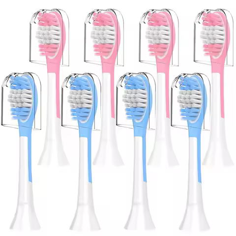 Kids Replacement Heads Compatible with Philips Sonicare Kids Toothbrush hx6320, hx6321, hx6032/94, h