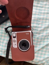 Fujifilm Instax Mini Evo 即影即有相機連啡色皮套