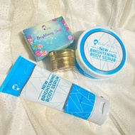 1 paket kedas beauty lengkap body serum scrub gold jelly dan sabun