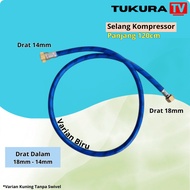 120CM long Agricultural Electric Sprayer Hose 18mm to 14mm Brass Thread Compressor Hose