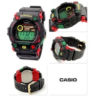 G Style Shock 7900 Mat Moto Warna Rasta Digital Jamtangan