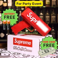 Money Gun Fun Toys Cash Cannon Cash Spray Gun Fake Cash Launcher Toy Fake Money Printer for Birthday