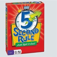 Board Game 5 Second Rule Spin it Out Party Game