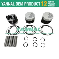 3TNV70-HGE 3TNV70 Piston Kit W/ Ring For Yanmar Engine John Deere Gator XUV 850D