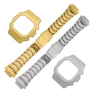 Suitable for Casio Small Square DW-H5600MB Champion Heart Modified Metal Case Titanium Alloy Watch S