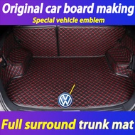 VW trunk mat, boot mat, GOlf Tiguan TOuran POlo troc passat Sharan t-cross Jetta Touareg  wear-resistant trunk mat
