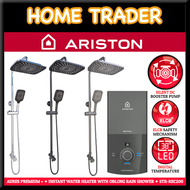 ARISTON ✦ ELECTIC INSTANT WATER HEATER WITH OBLONG RAIN SHOWER ✦ BUILT IN ELCB ✦ AURES PREMIUM + DC PUMP ✦ STR-REC200