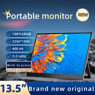13.5-inch touch portable monitor with 2.2K HD 2256*1504 resolution, suitable for laptop secondary sc