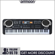 [ammoon]61 Keys Digital Music Electronic Keyboard / Piano with Microphone and Power Cable
