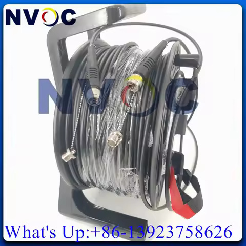 Multi Mode OM4,12C,6.0mm TPU Armored Cable,300M,ODC-MPO-R Round Female Fiber Connector With PCD380 C