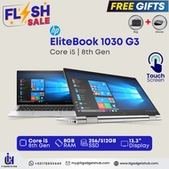 HP EliteBook 1030 G3 Laptop | Intel Core i5-8th Gen 13.3" Touchscreen | 8GB Ram | 256GB-512GB SSD | 